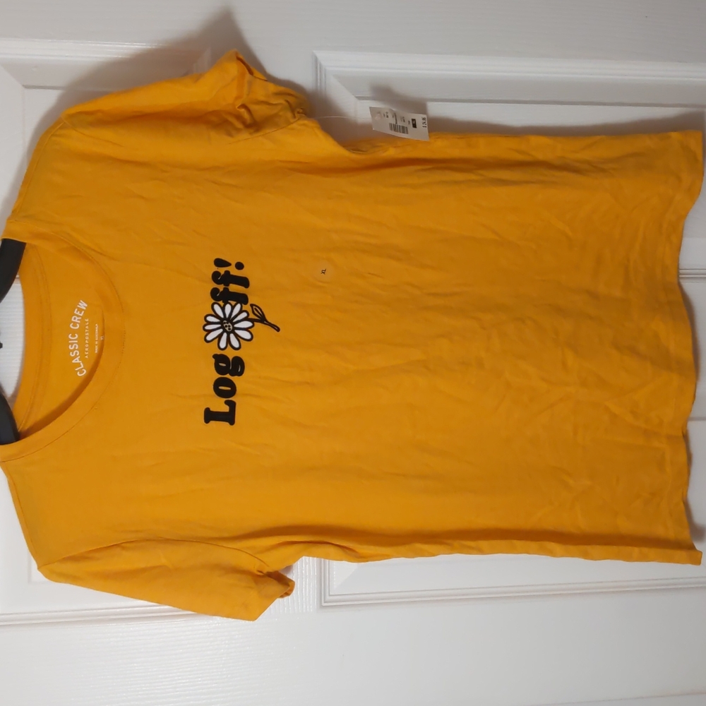 NWT Aeropostale, juniors logo graphic tee, size XL